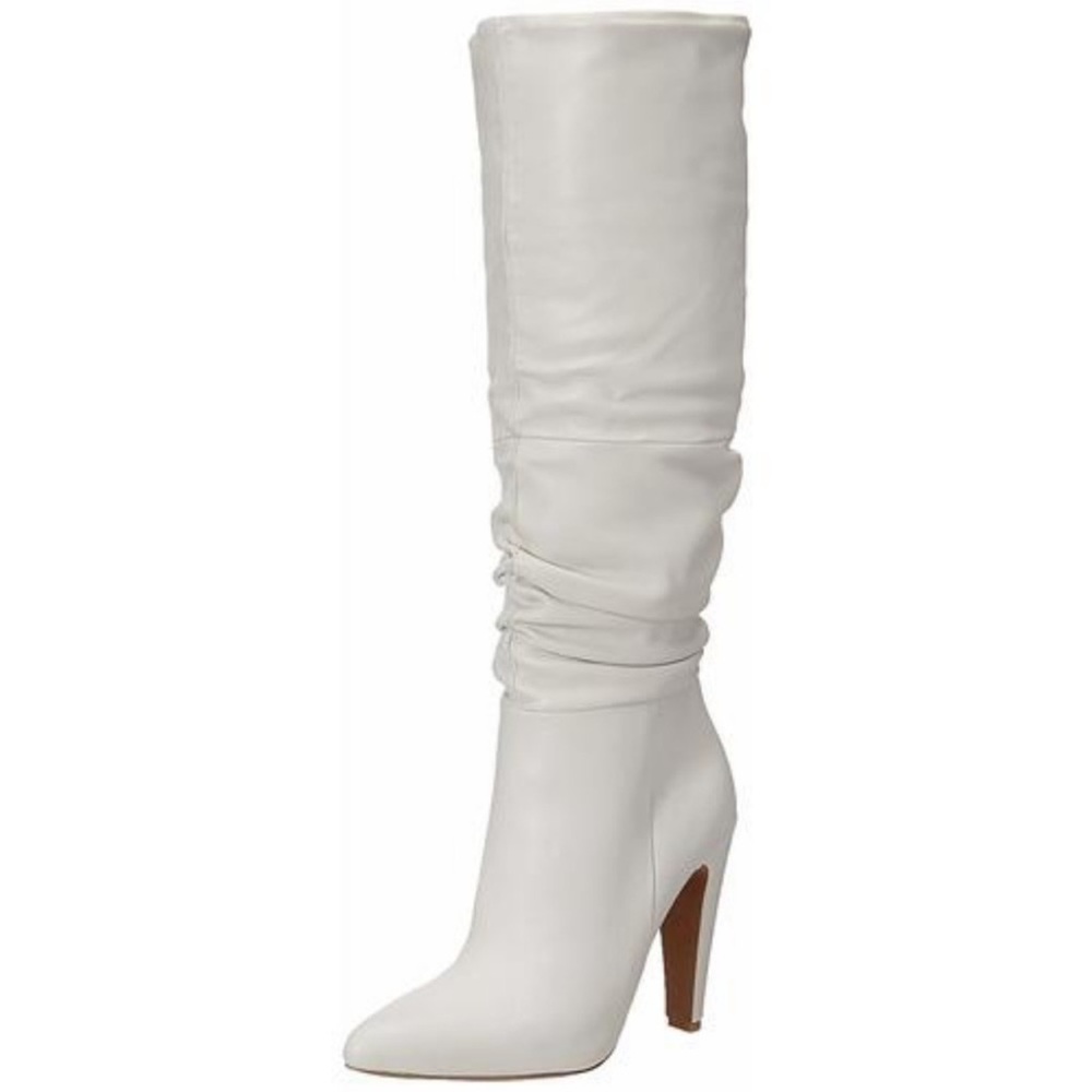 Steve Madden Leather Carrie Slouch Knee High Boots